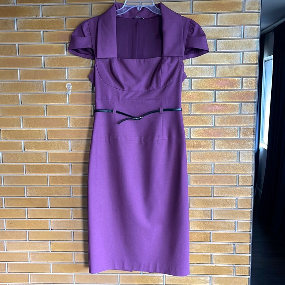 Black Halo Jacket sheath dress